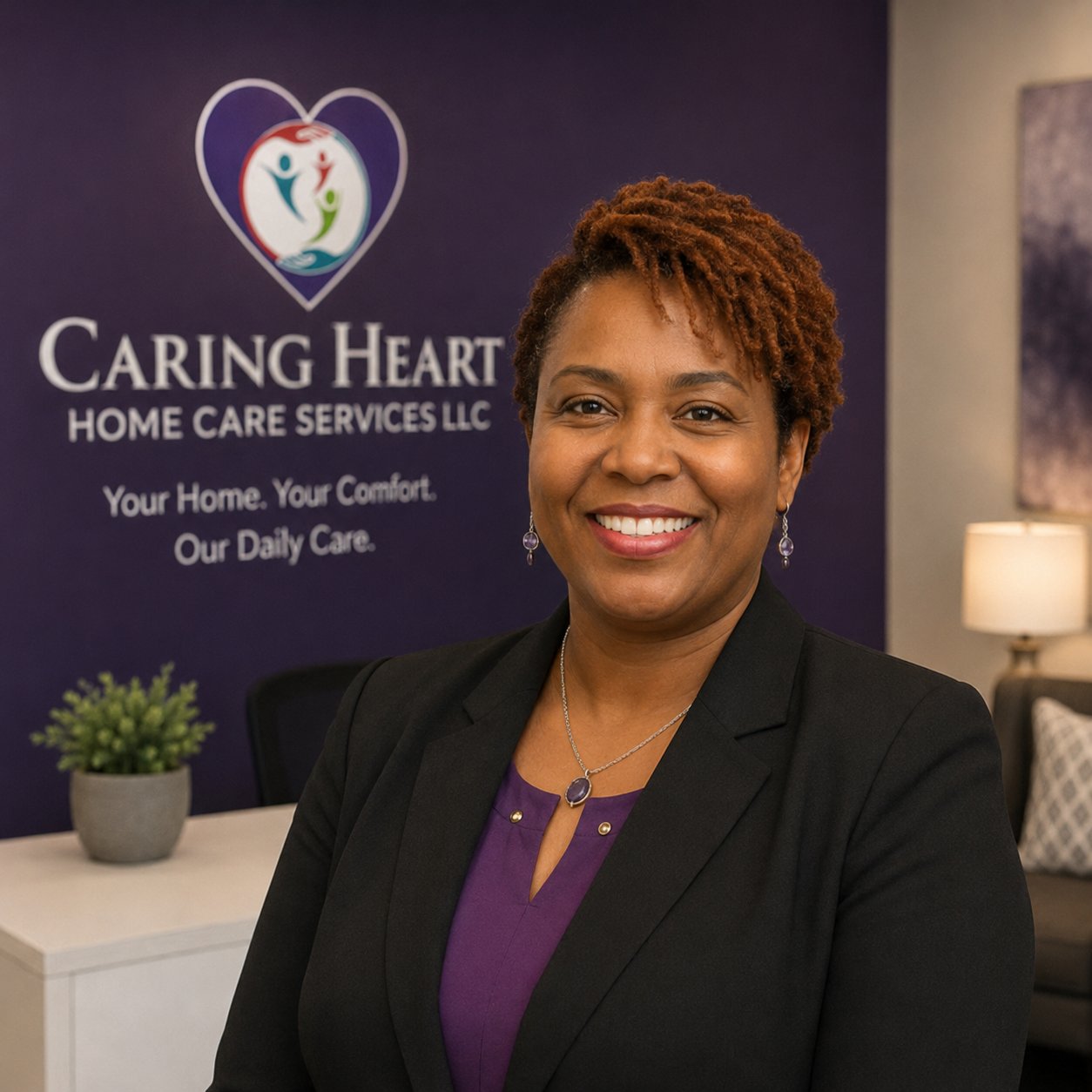 Feza Ngandu, Administrator of Caring Heart Home Care Services